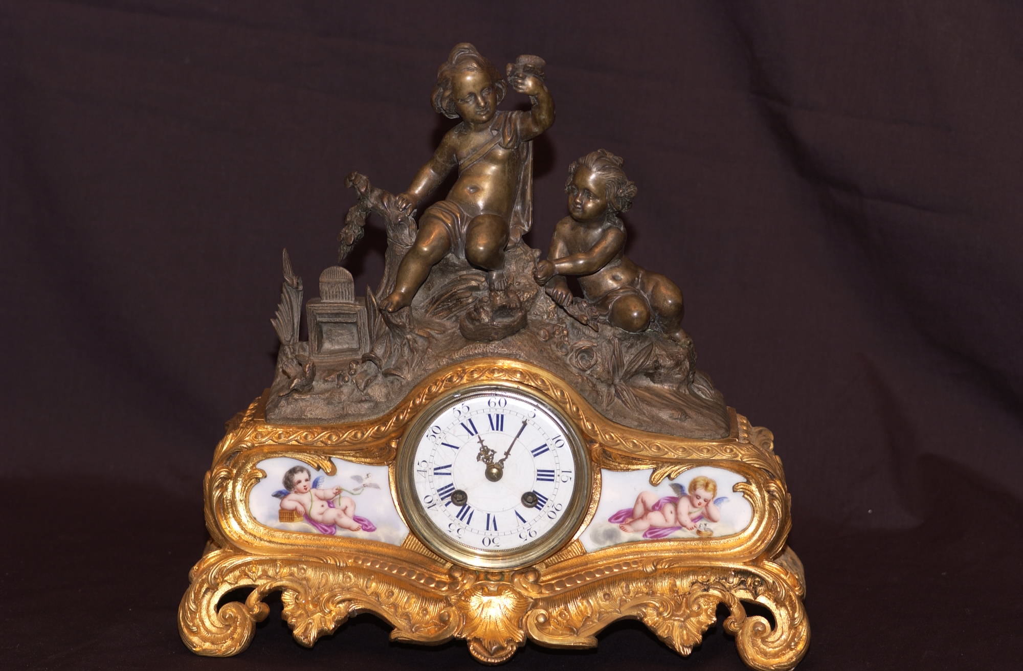 Click for larger version of CHERUB PORCELAIN PANEL Image 1